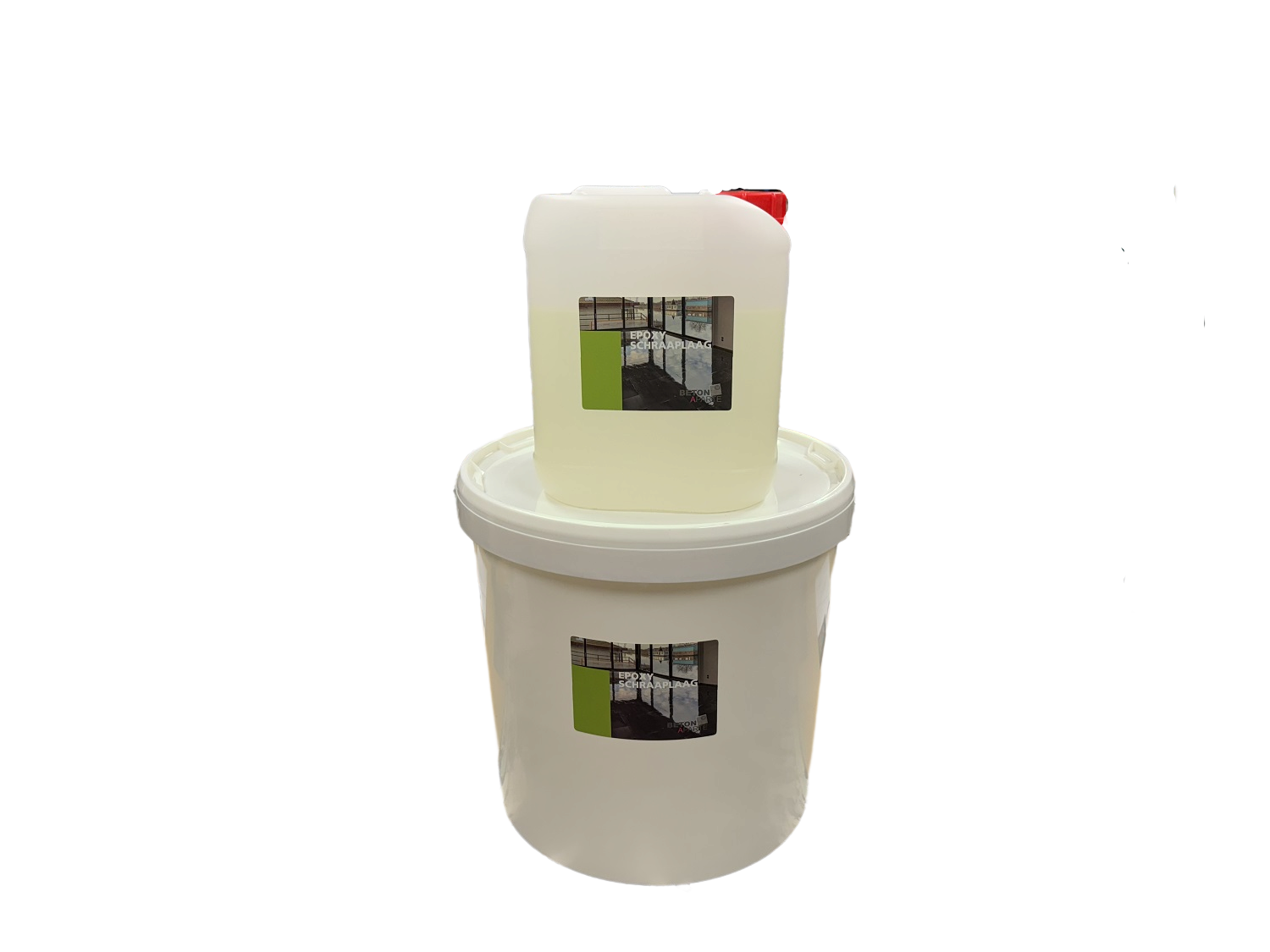 Epoxy schraaplaag 125 kg set