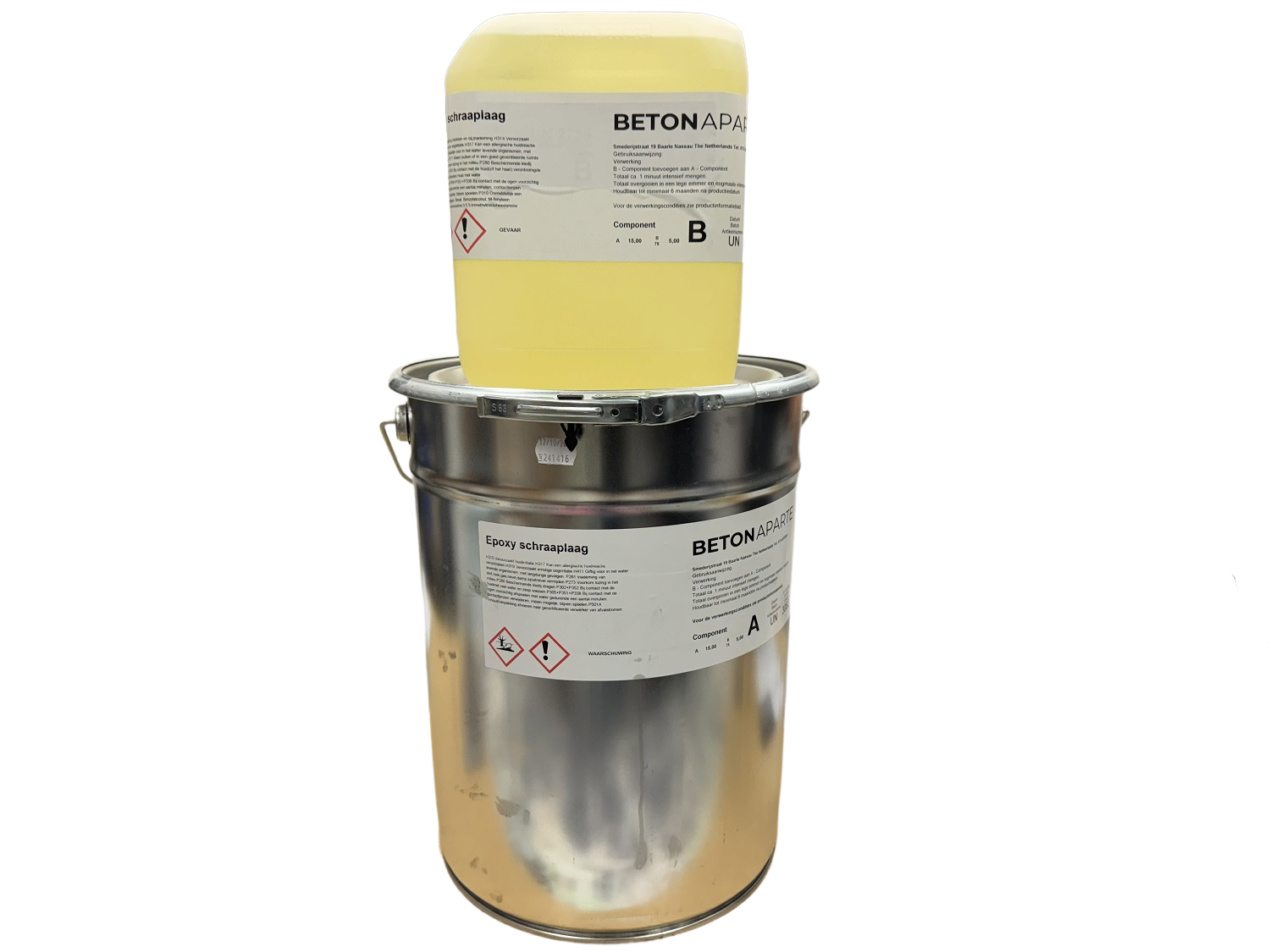 Epoxy schraaplaag 20 kg set)